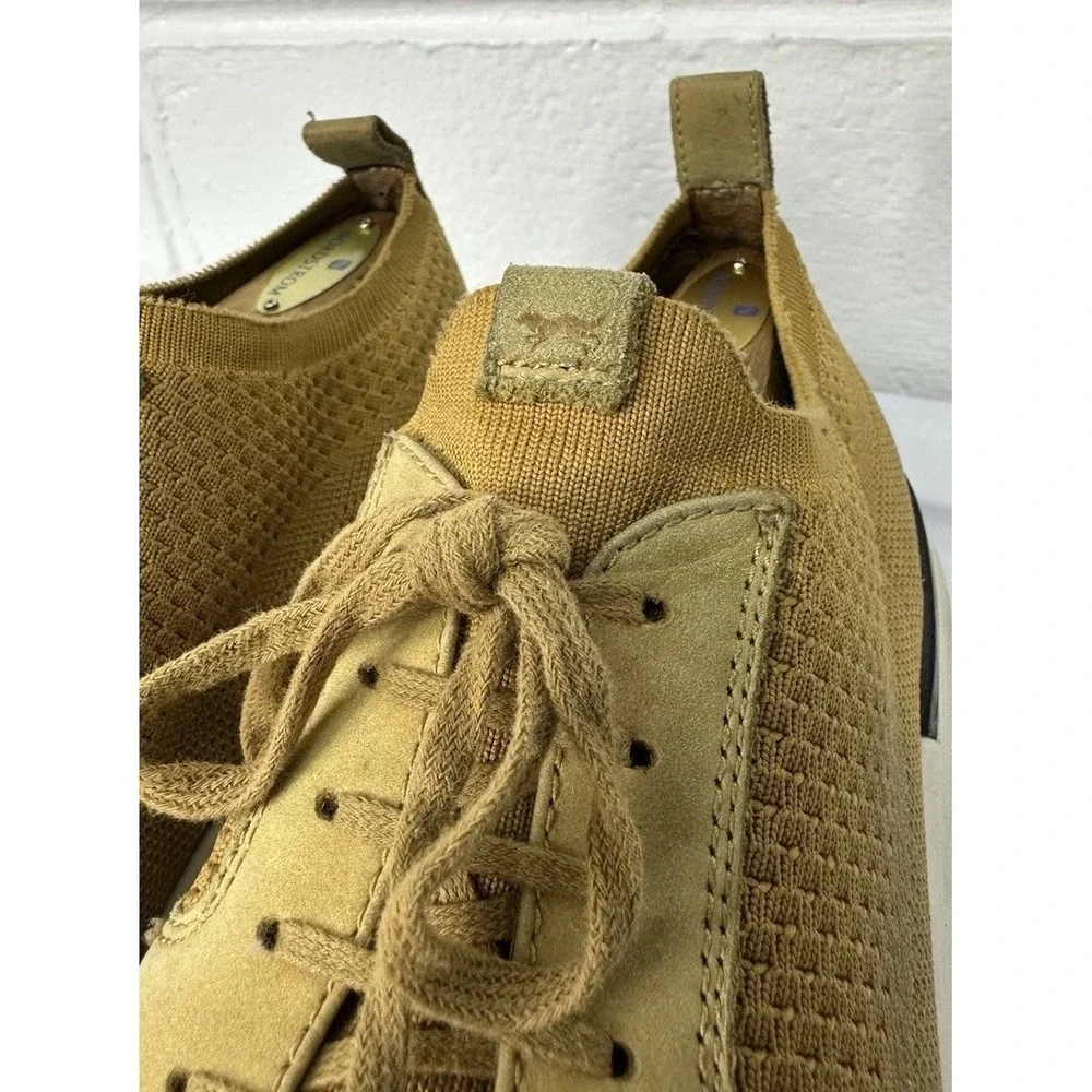 Wolf & Shepherd Mens SwiftKnit Derby Shoe‎ / Mustard Yellow / Men's 11